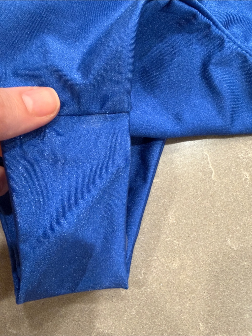 Blue High-Waist Bikini Set - Women's Swim Top and Bottom - Picture 8 of 8